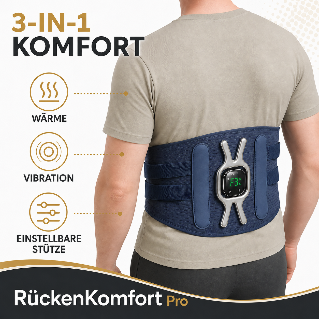 Flexible Stütze des RückenKomfort Gürtels