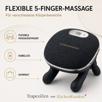 TrapeziZen – Tragbares 5-Finger-Massagegerät