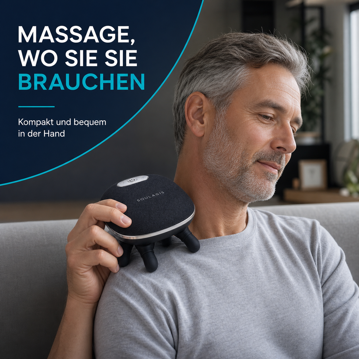 TrapeziZen für eine kompakte Massage am Schulterbereich