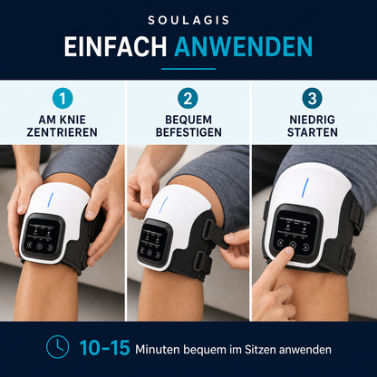 GenouZen Anwendung in drei einfachen Schritten