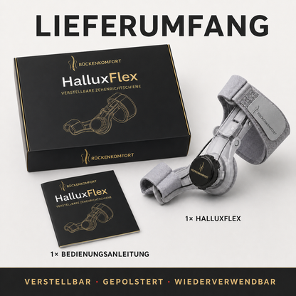 HalluxFlex – Verstellbare Zehenrichtschiene