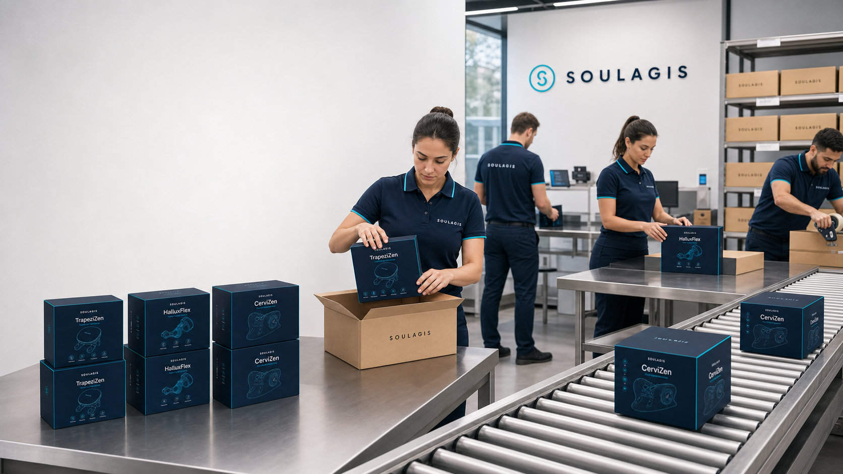 Sorgfältige Vorbereitung der Soulagis Produkte